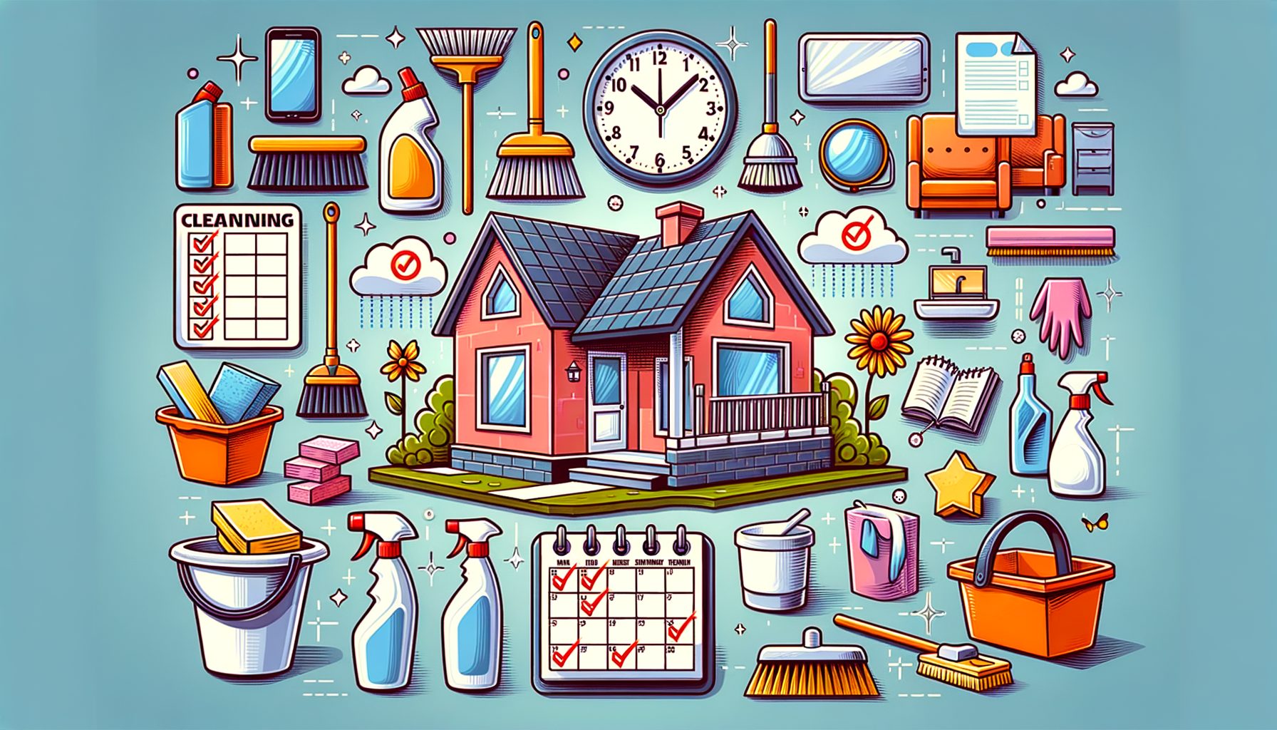 Monthly House Cleaning Plan: Ultimate Checklist and Schedule