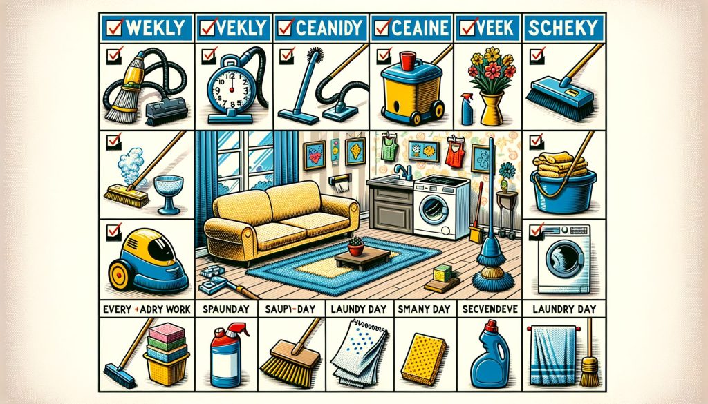 Weekly Cleaning Schedule That Works: Simple Home Checklist